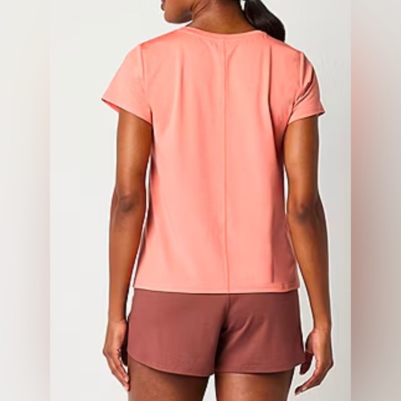 Xersion Womens Mesh Crew Neck Short Sleeve T-Shirt Size XXL New - Picture 3 of 6